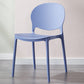 Scandinavian Kitchen Open Back Side Chair Matte Finish Plastic Dining Chair Purple 1 Piece Clearhalo ' kitchen&dining_furn' 'Dining Chairs' 'Dining Tables & Seating' 'dining_chair' 'furn' 'furn_dining_chair' 'Furniture' 'furniture_dining_chair' 'Kitchen & Dining Furniture' 'kitchen' 4238332