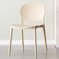 Scandinavian Kitchen Open Back Side Chair Matte Finish Plastic Dining Chair Camel 1 Piece Clearhalo ' kitchen&dining_furn' 'Dining Chairs' 'Dining Tables & Seating' 'dining_chair' 'furn' 'furn_dining_chair' 'Furniture' 'furniture_dining_chair' 'Kitchen & Dining Furniture' 'kitchen' 4238335
