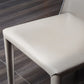 Contemporary Dining Side Chair Leather Brasserie Armless Solid Back Chair Clearhalo ' kitchen&dining_furn' 'Dining Chairs' 'Dining Tables & Seating' 'dining_chair' 'furn' 'furn_dining_chair' 'Furniture' 'furniture_dining_chair' 'Kitchen & Dining Furniture' 'kitchen' 4238374