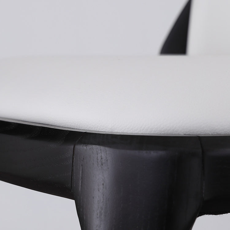 Contemporary Restaurant Parsons Side Chair Leather Dining Chair Clearhalo ' kitchen&dining_furn' 'Dining Chairs' 'Dining Tables & Seating' 'dining_chair' 'furn' 'furn_dining_chair' 'Furniture' 'furniture_dining_chair' 'Kitchen & Dining Furniture' 'kitchen' 4238401