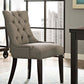 Traditional Upholstered Home Side Chair Parsons Matte Finish Dining Chair with Black Legs Clearhalo ' kitchen&dining_furn' 'Dining Chairs' 'Dining Tables & Seating' 'dining_chair' 'furn' 'furn_dining_chair' 'Furniture' 'furniture_dining_chair' 'Kitchen & Dining Furniture' 'kitchen' 4238406