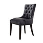 Traditional Upholstered Home Side Chair Parsons Matte Finish Dining Chair with Black Legs Clearhalo ' kitchen&dining_furn' 'Dining Chairs' 'Dining Tables & Seating' 'dining_chair' 'furn' 'furn_dining_chair' 'Furniture' 'furniture_dining_chair' 'Kitchen & Dining Furniture' 'kitchen' 4238412