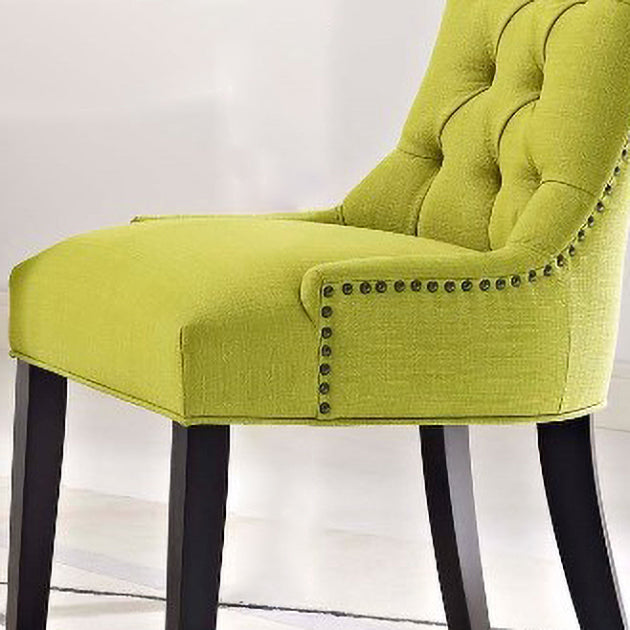 Traditional Upholstered Home Side Chair Parsons Matte Finish Dining Chair with Black Legs Clearhalo ' kitchen&dining_furn' 'Dining Chairs' 'Dining Tables & Seating' 'dining_chair' 'furn' 'furn_dining_chair' 'Furniture' 'furniture_dining_chair' 'Kitchen & Dining Furniture' 'kitchen' 4238416