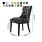 Traditional Upholstered Home Side Chair Parsons Matte Finish Dining Chair with Black Legs Clearhalo ' kitchen&dining_furn' 'Dining Chairs' 'Dining Tables & Seating' 'dining_chair' 'furn' 'furn_dining_chair' 'Furniture' 'furniture_dining_chair' 'Kitchen & Dining Furniture' 'kitchen' 4238431