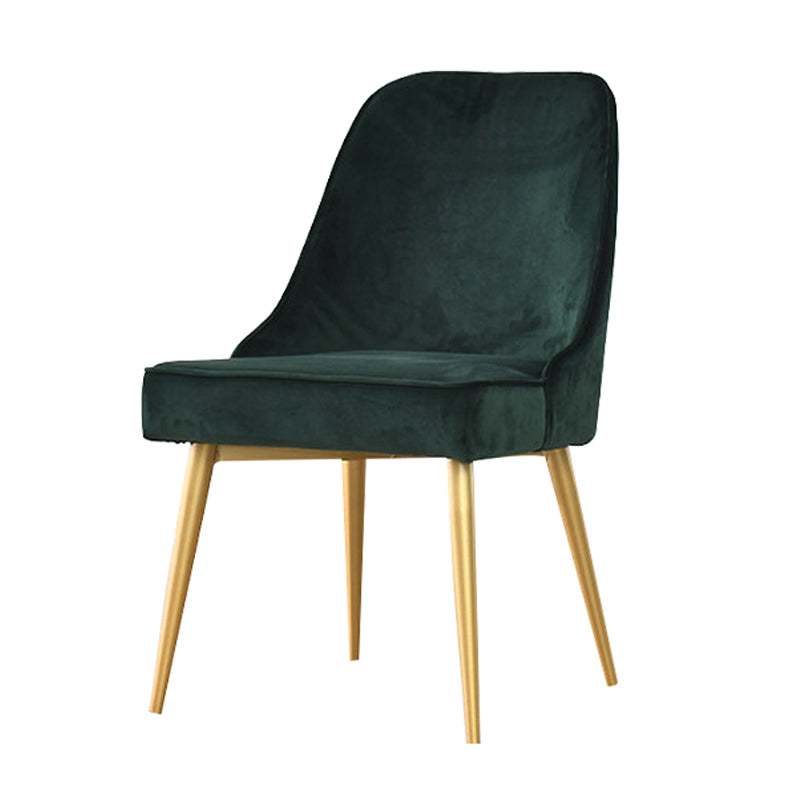 Glam Upholstered Restaurant Side Chair Parsons Matte Finish Dining Chair Clearhalo ' kitchen&dining_furn' 'Dining Chairs' 'Dining Tables & Seating' 'dining_chair' 'Furniture' 'furniture_dining_chair' 'Kitchen & Dining Furniture' 'kitchen' 4238462