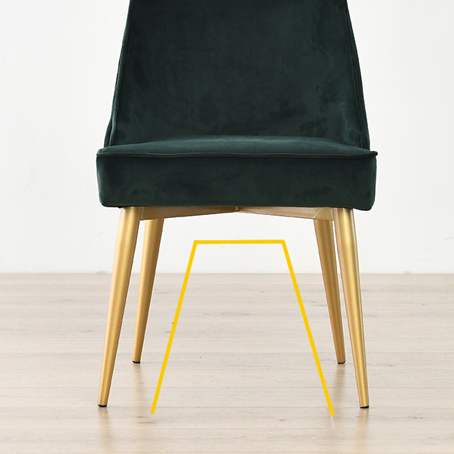 Glam Upholstered Restaurant Side Chair Parsons Matte Finish Dining Chair Clearhalo ' kitchen&dining_furn' 'Dining Chairs' 'Dining Tables & Seating' 'dining_chair' 'Furniture' 'furniture_dining_chair' 'Kitchen & Dining Furniture' 'kitchen' 4238474