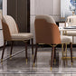 Modern Restaurant Parsons Side Chair Leather Dining Chair with Walnut Legs Clearhalo ' kitchen&dining_furn' 'Dining Chairs' 'Dining Tables & Seating' 'dining_chair' 'furn' 'furn_dining_chair' 'Furniture' 'furniture_dining_chair' 'Kitchen & Dining Furniture' 'kitchen' 4238506
