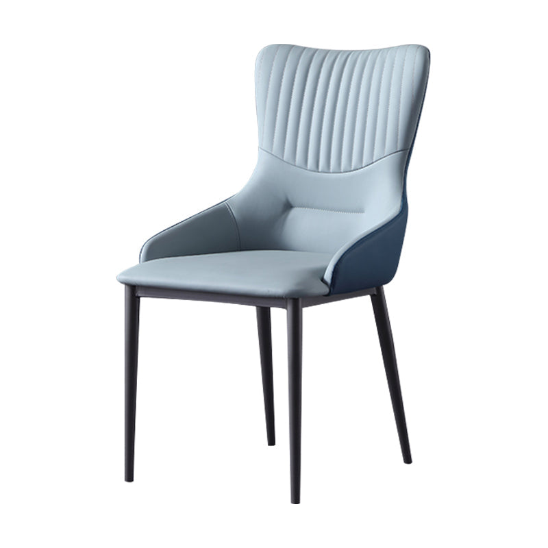 Modern Metal Dining Room Chair Upholstered Linen Fabric Dining Chair for Restaurant Use Clearhalo ' kitchen&dining_furn' 'Dining Chairs' 'Dining Tables & Seating' 'dining_chair' 'furn' 'furn_dining_chair' 'Furniture' 'furniture_dining_chair' 'Kitchen & Dining Furniture' 'kitchen' 4238560