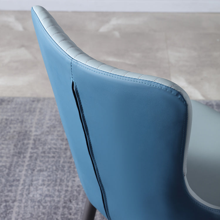 Modern Metal Dining Room Chair Upholstered Linen Fabric Dining Chair for Restaurant Use Clearhalo ' kitchen&dining_furn' 'Dining Chairs' 'Dining Tables & Seating' 'dining_chair' 'furn' 'furn_dining_chair' 'Furniture' 'furniture_dining_chair' 'Kitchen & Dining Furniture' 'kitchen' 4238562