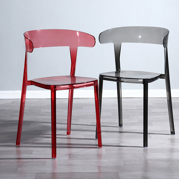 Nordic Style Plastic Dining Room Chair Open Back Dining Side Chair for Restaurant Use Clearhalo ' kitchen&dining_furn' 'Dining Chairs' 'Dining Tables & Seating' 'dining_chair' 'furn' 'furn_dining_chair' 'Furniture' 'furniture_dining_chair' 'Kitchen & Dining Furniture' 'kitchen' 4238569