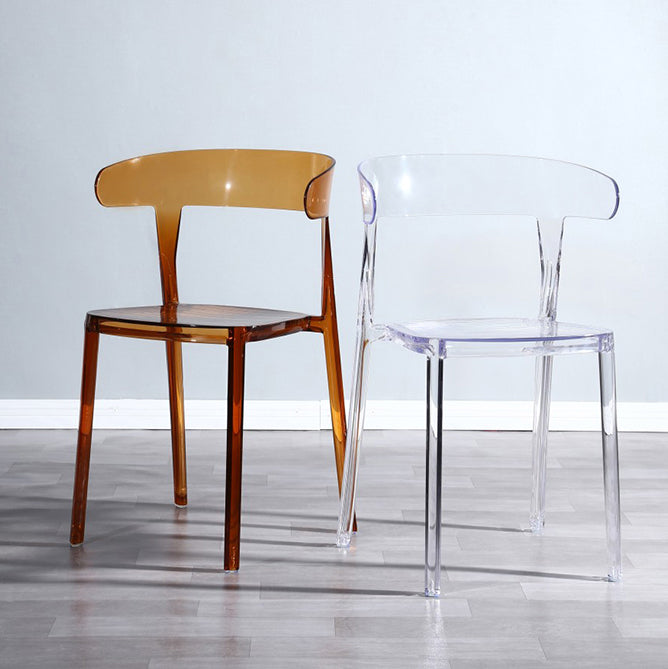 Nordic Style Plastic Dining Room Chair Open Back Dining Side Chair for Restaurant Use Clearhalo ' kitchen&dining_furn' 'Dining Chairs' 'Dining Tables & Seating' 'dining_chair' 'furn' 'furn_dining_chair' 'Furniture' 'furniture_dining_chair' 'Kitchen & Dining Furniture' 'kitchen' 4238572