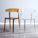 Nordic Style Plastic Dining Room Chair Open Back Dining Side Chair for Restaurant Use Clearhalo ' kitchen&dining_furn' 'Dining Chairs' 'Dining Tables & Seating' 'dining_chair' 'furn' 'furn_dining_chair' 'Furniture' 'furniture_dining_chair' 'Kitchen & Dining Furniture' 'kitchen' 4238572