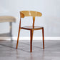 Nordic Style Plastic Dining Room Chair Open Back Dining Side Chair for Restaurant Use Brown 1 Piece Clearhalo ' kitchen&dining_furn' 'Dining Chairs' 'Dining Tables & Seating' 'dining_chair' 'furn' 'furn_dining_chair' 'Furniture' 'furniture_dining_chair' 'Kitchen & Dining Furniture' 'kitchen' 4238573
