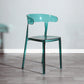 Nordic Style Plastic Dining Room Chair Open Back Dining Side Chair for Restaurant Use Green 1 Piece Clearhalo ' kitchen&dining_furn' 'Dining Chairs' 'Dining Tables & Seating' 'dining_chair' 'furn' 'furn_dining_chair' 'Furniture' 'furniture_dining_chair' 'Kitchen & Dining Furniture' 'kitchen' 4238579