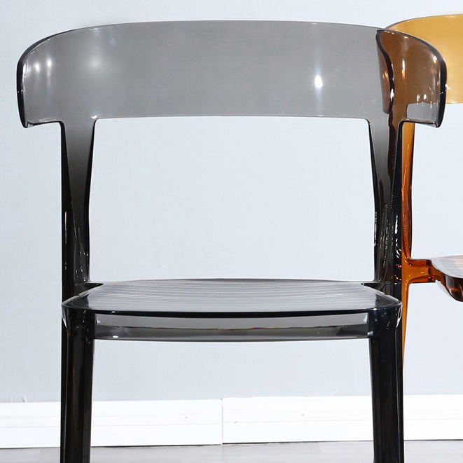 Nordic Style Plastic Dining Room Chair Open Back Dining Side Chair for Restaurant Use Clearhalo ' kitchen&dining_furn' 'Dining Chairs' 'Dining Tables & Seating' 'dining_chair' 'furn' 'furn_dining_chair' 'Furniture' 'furniture_dining_chair' 'Kitchen & Dining Furniture' 'kitchen' 4238580