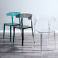 Nordic Style Plastic Dining Room Chair Open Back Dining Side Chair for Restaurant Use Clearhalo ' kitchen&dining_furn' 'Dining Chairs' 'Dining Tables & Seating' 'dining_chair' 'furn' 'furn_dining_chair' 'Furniture' 'furniture_dining_chair' 'Kitchen & Dining Furniture' 'kitchen' 4238591