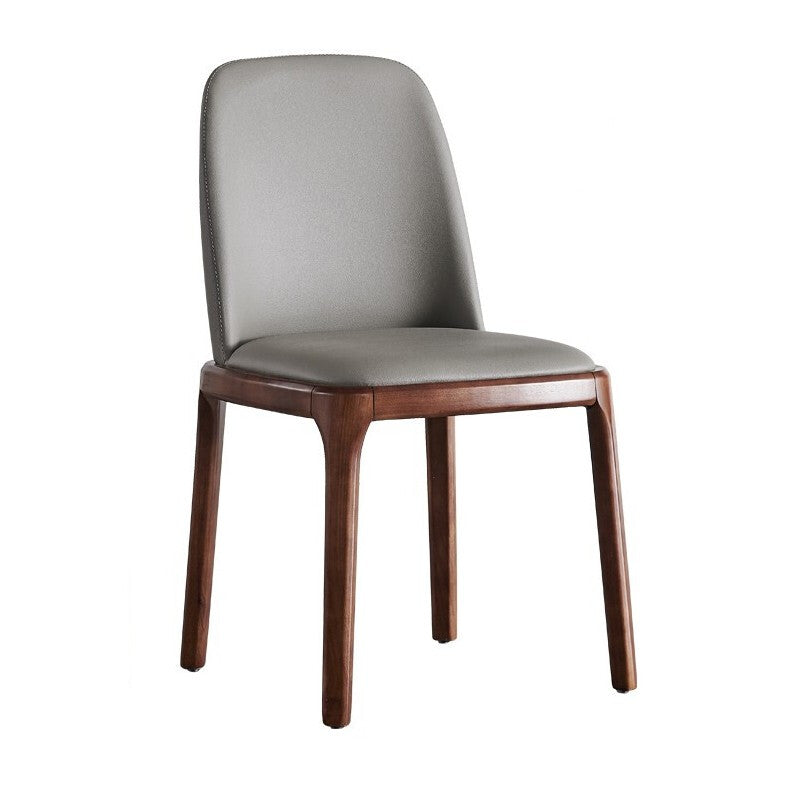 Industrial Leather Home Side Chair Matte Finish Parsons Dining Chair Clearhalo ' kitchen&dining_furn' 'Dining Chairs' 'Dining Tables & Seating' 'dining_chair' 'furn' 'furn_dining_chair' 'Furniture' 'furniture_dining_chair' 'Kitchen & Dining Furniture' 'kitchen' 4238619