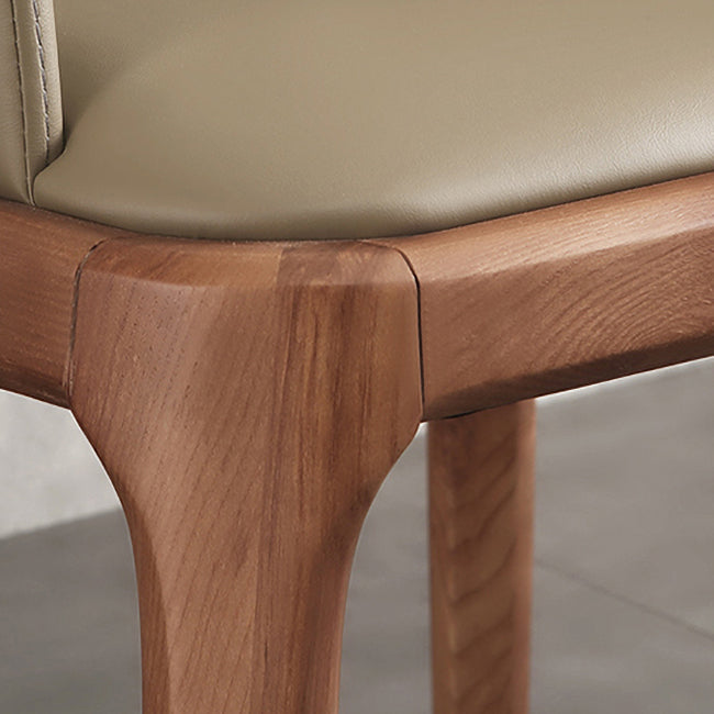 Industrial Leather Home Side Chair Matte Finish Parsons Dining Chair Clearhalo ' kitchen&dining_furn' 'Dining Chairs' 'Dining Tables & Seating' 'dining_chair' 'furn' 'furn_dining_chair' 'Furniture' 'furniture_dining_chair' 'Kitchen & Dining Furniture' 'kitchen' 4238620