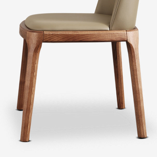 Industrial Leather Home Side Chair Matte Finish Parsons Dining Chair Clearhalo ' kitchen&dining_furn' 'Dining Chairs' 'Dining Tables & Seating' 'dining_chair' 'furn' 'furn_dining_chair' 'Furniture' 'furniture_dining_chair' 'Kitchen & Dining Furniture' 'kitchen' 4238624