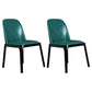 Industrial Leather Home Side Chair Matte Finish Parsons Dining Chair Green 2 Piece Set Clearhalo ' kitchen&dining_furn' 'Dining Chairs' 'Dining Tables & Seating' 'dining_chair' 'furn' 'furn_dining_chair' 'Furniture' 'furniture_dining_chair' 'Kitchen & Dining Furniture' 'kitchen' 4238627