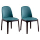 Industrial Leather Home Side Chair Matte Finish Parsons Dining Chair Lake Blue 2 Piece Set Clearhalo ' kitchen&dining_furn' 'Dining Chairs' 'Dining Tables & Seating' 'dining_chair' 'furn' 'furn_dining_chair' 'Furniture' 'furniture_dining_chair' 'Kitchen & Dining Furniture' 'kitchen' 4238631