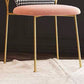 Glam Bedroom Solid Back Side Chair Velvet Matte Finish Dining Chair with Gold Leg Clearhalo ' kitchen&dining_furn' 'Dining Chairs' 'Dining Tables & Seating' 'dining_chair' 'furn' 'furn_dining_chair' 'Furniture' 'furniture_dining_chair' 'Kitchen & Dining Furniture' 'kitchen' 4238655