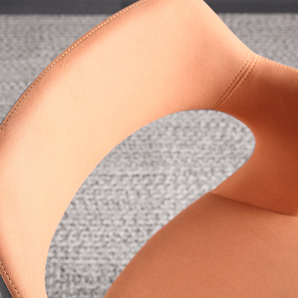 Contemporary Fabric Restaurant Arm Chair Open Back Matte Finish Dining Chair Clearhalo ' kitchen&dining_furn' 'Dining Chairs' 'Dining Tables & Seating' 'dining_chair' 'furn' 'furn_dining_chair' 'Furniture' 'furniture_dining_chair' 'Kitchen & Dining Furniture' 'kitchen' 4238666