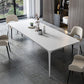Simplicity Sintered Stone Rectangle Table 4 Legs Base Table for Home Clearhalo ' dining_table' 'Dining Tables & Seating' 'Dining Tables' 'Furniture' 'furniture_dining_table' 'Kitchen & Dining Furniture' 'kitchen&dining_furn' 'kitchen' 'kitchen_dining_table' 4238711
