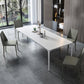 Simplicity Sintered Stone Rectangle Table 4 Legs Base Table for Home Clearhalo ' dining_table' 'Dining Tables & Seating' 'Dining Tables' 'Furniture' 'furniture_dining_table' 'Kitchen & Dining Furniture' 'kitchen&dining_furn' 'kitchen' 'kitchen_dining_table' 4238712