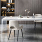 Simplicity Sintered Stone Rectangle Table 4 Legs Base Table for Home Clearhalo ' dining_table' 'Dining Tables & Seating' 'Dining Tables' 'Furniture' 'furniture_dining_table' 'Kitchen & Dining Furniture' 'kitchen&dining_furn' 'kitchen' 'kitchen_dining_table' 4238715