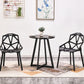 Metal Contemporary Dining Table Indoor Round Table for Kitchen Clearhalo ' dining_table' 'Dining Tables & Seating' 'Dining Tables' 'furn' 'furn_dining_table' 'Furniture' 'furniture_dining_table' 'Kitchen & Dining Furniture' 'kitchen&dining_furn' 'kitchen' 'kitchen_dining_table' 4238724