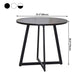 Metal Contemporary Dining Table Indoor Round Table for Kitchen Clearhalo ' dining_table' 'Dining Tables & Seating' 'Dining Tables' 'furn' 'furn_dining_table' 'Furniture' 'furniture_dining_table' 'Kitchen & Dining Furniture' 'kitchen&dining_furn' 'kitchen' 'kitchen_dining_table' 4238739