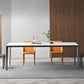 Sintered Stone Industrial Style Table 4 Legs Base Rectangle Dining Table for Home Clearhalo ' dining_table' 'Dining Tables & Seating' 'Dining Tables' 'furn' 'furn_dining_table' 'Furniture' 'furniture_dining_table' 'Kitchen & Dining Furniture' 'kitchen&dining_furn' 'kitchen' 'kitchen_dining_table' 4238783