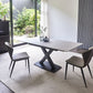 Contemporary Rectangle Dining Room Table Sintered Stone Table with Black Pedestal Base Clearhalo ' dining_table' 'Dining Tables & Seating' 'Dining Tables' 'furn' 'furn_dining_table' 'Furniture' 'furniture_dining_table' 'Kitchen & Dining Furniture' 'kitchen&dining_furn' 'kitchen' 'kitchen_dining_table' 4238801