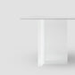 Modern White Dining Table Rectangle Sintered Stone Dining Table with Acrylic Base Clearhalo ' dining_table' 'Dining Tables & Seating' 'Dining Tables' 'furn' 'furn_dining_table' 'Furniture' 'furniture_dining_table' 'Kitchen & Dining Furniture' 'kitchen&dining_furn' 'kitchen' 'kitchen_dining_table' 4238837