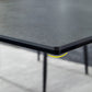 Modern Gray Dining Table Rectangle Sintered Stone Dining Table with Metal Base Clearhalo ' dining_table' 'Dining Tables & Seating' 'Dining Tables' 'furn' 'furn_dining_table' 'Furniture' 'furniture_dining_table' 'Kitchen & Dining Furniture' 'kitchen&dining_furn' 'kitchen' 'kitchen_dining_table' 4238967