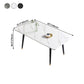 Sintered Stone Dining Table 4 Legs Base Rectangle Table for Home Clearhalo ' dining_table' 'Dining Tables & Seating' 'Dining Tables' 'furn' 'furn_dining_table' 'Furniture' 'furniture_dining_table' 'Kitchen & Dining Furniture' 'kitchen&dining_furn' 'kitchen' 'kitchen_dining_table' 4239011