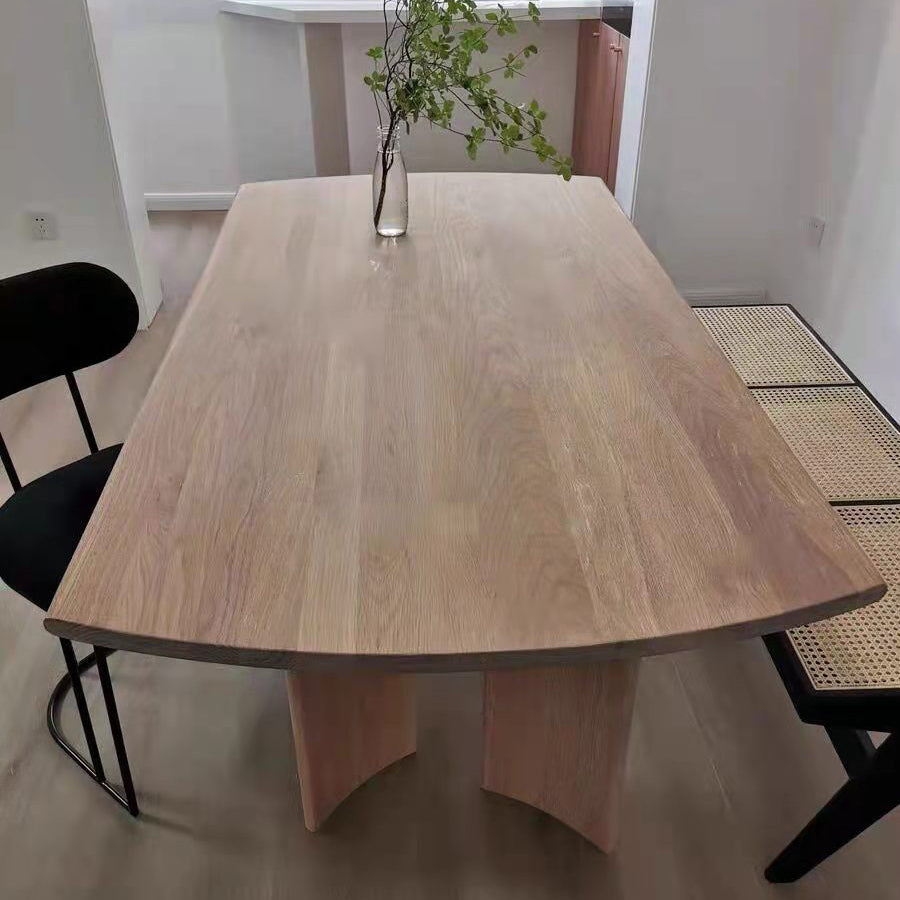 Rectangle Casual Dining Table Wood Color Fixed Table with Pinewood Solid Wood Clearhalo ' dining_table' 'Dining Tables & Seating' 'Dining Tables' 'furn' 'furn_dining_table' 'Furniture' 'furniture_dining_table' 'Kitchen & Dining Furniture' 'kitchen&dining_furn' 'kitchen' 'kitchen_dining_table' 4239051