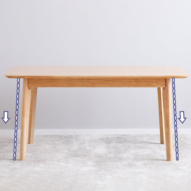 Modern Rectangle Dining Table Solid Wood 4 Legs Dining Table for Home Use Clearhalo ' dining_table' 'Dining Tables & Seating' 'Dining Tables' 'furn' 'furn_dining_table' 'Furniture' 'furniture_dining_table' 'Kitchen & Dining Furniture' 'kitchen&dining_furn' 'kitchen' 'kitchen_dining_table' 4239142