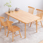 Modern Rectangle Dining Table Solid Wood 4 Legs Dining Table for Home Use Clearhalo ' dining_table' 'Dining Tables & Seating' 'Dining Tables' 'furn' 'furn_dining_table' 'Furniture' 'furniture_dining_table' 'Kitchen & Dining Furniture' 'kitchen&dining_furn' 'kitchen' 'kitchen_dining_table' 4239144