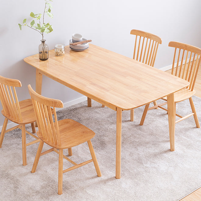 Modern Rectangle Dining Table Solid Wood 4 Legs Dining Table for Home Use Clearhalo ' dining_table' 'Dining Tables & Seating' 'Dining Tables' 'furn' 'furn_dining_table' 'Furniture' 'furniture_dining_table' 'Kitchen & Dining Furniture' 'kitchen&dining_furn' 'kitchen' 'kitchen_dining_table' 4239144