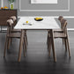 Rectangle Industrial Dining Table White Fixed Table with Sintered Stone Clearhalo ' dining_table' 'Dining Tables & Seating' 'Dining Tables' 'furn' 'furn_dining_table' 'Furniture' 'furniture_dining_table' 'Kitchen & Dining Furniture' 'kitchen&dining_furn' 'kitchen' 'kitchen_dining_table' 4239150