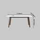 Rectangle Industrial Dining Table White Fixed Table with Sintered Stone Clearhalo ' dining_table' 'Dining Tables & Seating' 'Dining Tables' 'furn' 'furn_dining_table' 'Furniture' 'furniture_dining_table' 'Kitchen & Dining Furniture' 'kitchen&dining_furn' 'kitchen' 'kitchen_dining_table' 4239160