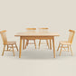 Modern Style Dining Table Rectangle Solid Wood Drop-Leaf Table with 4 Legs Clearhalo ' dining_table' 'Dining Tables & Seating' 'Dining Tables' 'furn' 'furn_dining_table' 'Furniture' 'furniture_dining_table' 'Kitchen & Dining Furniture' 'kitchen&dining_furn' 'kitchen' 'kitchen_dining_table' 4239172