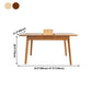 Modern Style Dining Table Rectangle Solid Wood Drop-Leaf Table with 4 Legs Clearhalo ' dining_table' 'Dining Tables & Seating' 'Dining Tables' 'furn' 'furn_dining_table' 'Furniture' 'furniture_dining_table' 'Kitchen & Dining Furniture' 'kitchen&dining_furn' 'kitchen' 'kitchen_dining_table' 4239174