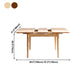 Modern Style Dining Table Rectangle Solid Wood Drop-Leaf Table with 4 Legs Clearhalo ' dining_table' 'Dining Tables & Seating' 'Dining Tables' 'furn' 'furn_dining_table' 'Furniture' 'furniture_dining_table' 'Kitchen & Dining Furniture' 'kitchen&dining_furn' 'kitchen' 'kitchen_dining_table' 4239175