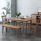 Modern Brown Dining Table Rectangle Solid Wood Dining Table with 4 Legs Clearhalo ' dining_table' 'Dining Tables & Seating' 'Dining Tables' 'furn' 'furn_dining_table' 'Furniture' 'furniture_dining_table' 'Kitchen & Dining Furniture' 'kitchen&dining_furn' 'kitchen' 'kitchen_dining_table' 4239207