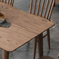 Modern Brown Dining Table Rectangle Solid Wood Dining Table with 4 Legs Clearhalo ' dining_table' 'Dining Tables & Seating' 'Dining Tables' 'furn' 'furn_dining_table' 'Furniture' 'furniture_dining_table' 'Kitchen & Dining Furniture' 'kitchen&dining_furn' 'kitchen' 'kitchen_dining_table' 4239212
