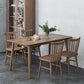 Modern Brown Dining Table Rectangle Solid Wood Dining Table with 4 Legs Clearhalo ' dining_table' 'Dining Tables & Seating' 'Dining Tables' 'furn' 'furn_dining_table' 'Furniture' 'furniture_dining_table' 'Kitchen & Dining Furniture' 'kitchen&dining_furn' 'kitchen' 'kitchen_dining_table' 4239217