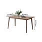 Modern Brown Dining Table Rectangle Solid Wood Dining Table with 4 Legs Clearhalo ' dining_table' 'Dining Tables & Seating' 'Dining Tables' 'furn' 'furn_dining_table' 'Furniture' 'furniture_dining_table' 'Kitchen & Dining Furniture' 'kitchen&dining_furn' 'kitchen' 'kitchen_dining_table' 4239221